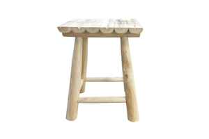 Mbilia Hocker / Teakholz / Natur