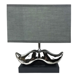 Tischlampe Bart Silber/Anthrazit 40 Watt