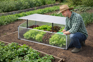 Fr�hbeet Alu Gew�chshaus Treibhaus Fr�hbeetkasten 100x60x40cm
