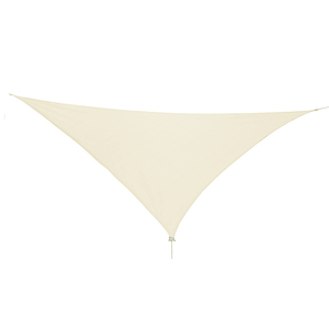 Sonnensegel Dreieck 3,6x3,6x3,6m mit sen und Nylonschnren Beige