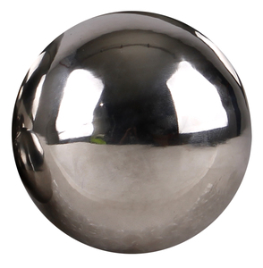Dekokugel aus Edelstahl Schwimmkugeln 28cm gl�nzend