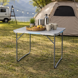 Campingtisch Klapptisch Outdoor klappbar Tragegriff Alu L70xB50xH59cm