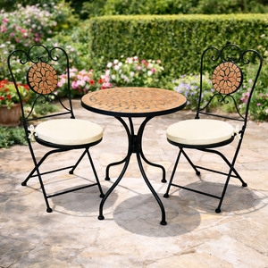 Mosaik Sitzgarnitur Gartenm�bel Gartengarnitur Set 3-teilig