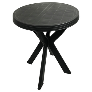 Gartentisch Rund Anthrazit 70xH72cm