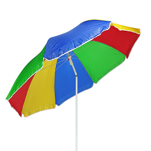 Sonnenschirm Regenbogenfarben inklusive Tasche 180cm