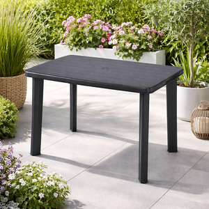 Gartentisch Outdoortisch Terrassentisch Outdoor Anthrazit 100x70x72cm