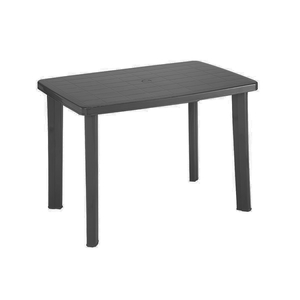 Gartentisch Anthrazit 100x70x72cm