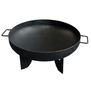 XXL Stahl Feuerschale Massiv ca. 101cm mit Griffen