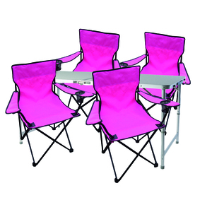 5-teiliges Campingm�bel Set Pink