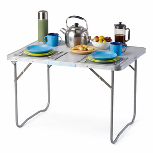 Campingtisch Klapptisch Outdoortisch klappbar Griff Alu 80x60x68cm