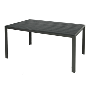 Nonwood Gartentisch Aluminium anthrazit 150x90cm