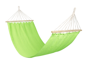 H�ngematte Liegef�che 200x80cm Poly/Baumwolle Lime/Gr�n
