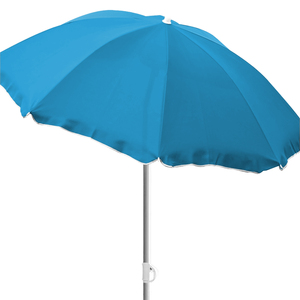 Sonnenschirm rund 1,80m blau Nylon