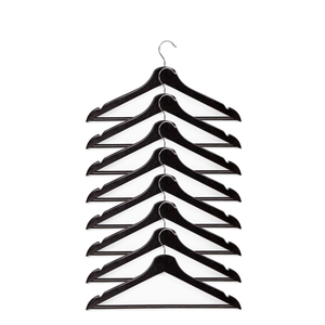 Holzkleiderb�gel drehbar mit Hosensteg schwarz