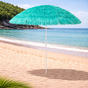 Hawaii Sonnenschirm Gartenschirm Strandschirm rund 1,6m T�rkis 