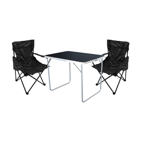 3-tlg Camping Set Gartenm�bel Campingtisch  2 Campingstuhl Klappstuhl