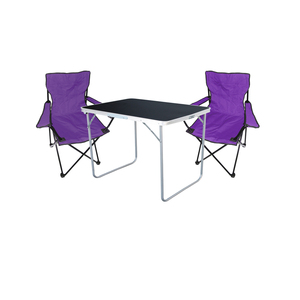 3-tlg Camping Set Gartenm�bel Campingtisch  2 Campingstuhl Klappstuhl
