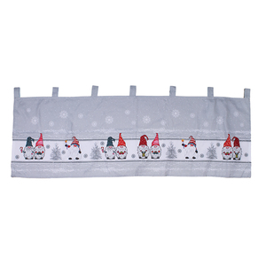 X-Mas Gardine Scheibengardine Weihnachten Fenstergardine LED 45x120cm