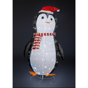 XXL LED Pinguin / Weihnachtsmann 180CM 200 LEDs IP44 fr auen