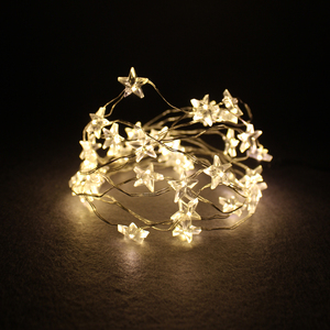 3 Stck LED Lichterkette Stern mit je 40 LED Unterwasser Betrieb