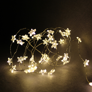 3 Stck LED Lichterkette Stern mit je 40 LED Unterwasser Betrieb