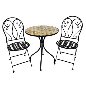 Mosaik Sitzgarnitur Sitzgruppe Set 3-teilig