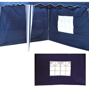 2er Seitenteile Fenster Seitenwand Faltpavillon Fenster Pavillon Blau 300x200cm