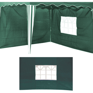 2er Seitenteile Fenster Seitenwand Faltpavillon Fenster Pavillon Gr�n 300x200cm