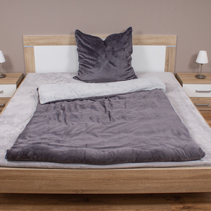 2 tlg Cashmere Touch Wende-Bettw�sche Bettw�schegarnitur Uni Baumwolle