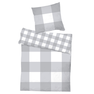 2tlg Karo Cashmere Touch Bettw�sche Bettzeug Bettw�sche Garnitur Bettgarnitur