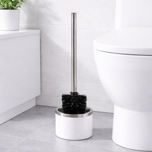 Toilettenb�rste Klob�rste Edelstahlstiel WC B�rste L35x8cm