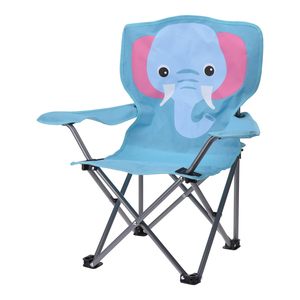 Kinder Faltstuhl Anglersessel Blau Kinderstuhl  + Tasche Motiv Elefant
