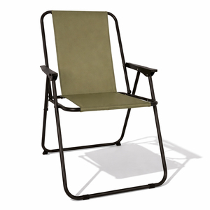 Campingstuhl Klappstuhl Anglerstuhl Stoff Oxfort Metall Olivegr�n