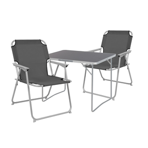 3er Campingm�bel Set Outdoor Camping Stuhl Aluminium Tisch klappbar 