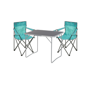 3er Campingm�bel Outdoor Camping Anglerstuhl Aluminium Tisch klappbar 