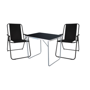 3-tlg Campingm�bel Campingstuhl Campingtisch klappbar L80xB60xH68cm