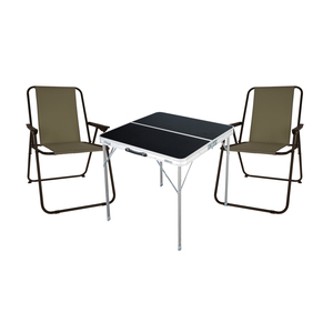 3-tlg Campingm�bel Campingstuhl Campingtisch klappbar L80xB80xH70cm