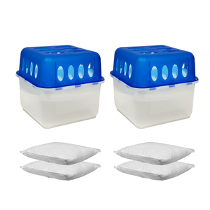 2 St�ck Innenraum Raumentfeuchter Luftentfeuchter Nachf�llpack 400g