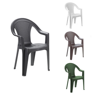 Stapelstuhl Gartenstuhl Kunststoff Ischia Rattan-Optik