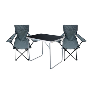 3-tlg Camping Set Gartenmbel Campingtisch  2 Campingstuhl Klappstuhl