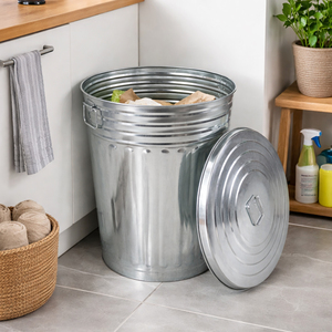 30L Oskartonne Aschetonne mit Deckel M�lltonne Abfalleimer Feuereimer