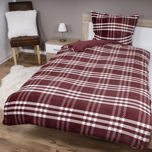 4tlg Cashmere Like Wende Bettw�sche Garnitur Bettzeug135x200cm