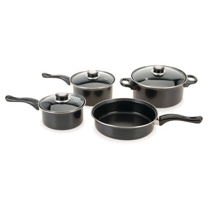 Camping Kochtopfset 7-teilig Leichtes Aluminium Topfset f�r Gasherde