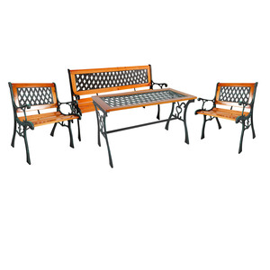 4tlg Gartengarnitur Gartenm�bel Outdoorm�bel Gusseisen Wetterfest