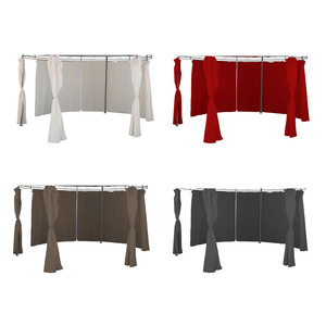 Seitenteile f�r Pavillon rund ? 3,5m Gartenpavillon Seitenwand