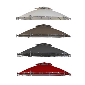 Ersatz Dach Pavillon rund ?3,5m wasserdicht Gartenpavillon Dachhaube