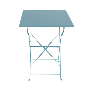 Bistrotisch Klapptisch Campingtisch Campingtisch  Metall T�rkis B60xH71cm