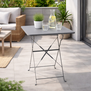 Bistrotisch Klapptisch Campingtisch Balkontisch Anthrazit B60xH71cm