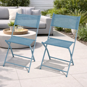 2er Klappstuhl Gartenstuhl Campingstuhl Klappbar klappbar T�rkis