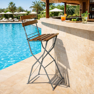 Biergarten Barhocker Barstuhl Klappstuhl Gartenstuhl klappbar